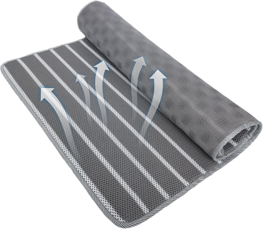 REEZEIVI Breathable 3D Air Mesh Pet Mat,Anti-Slip Bottom,Washable,30X19