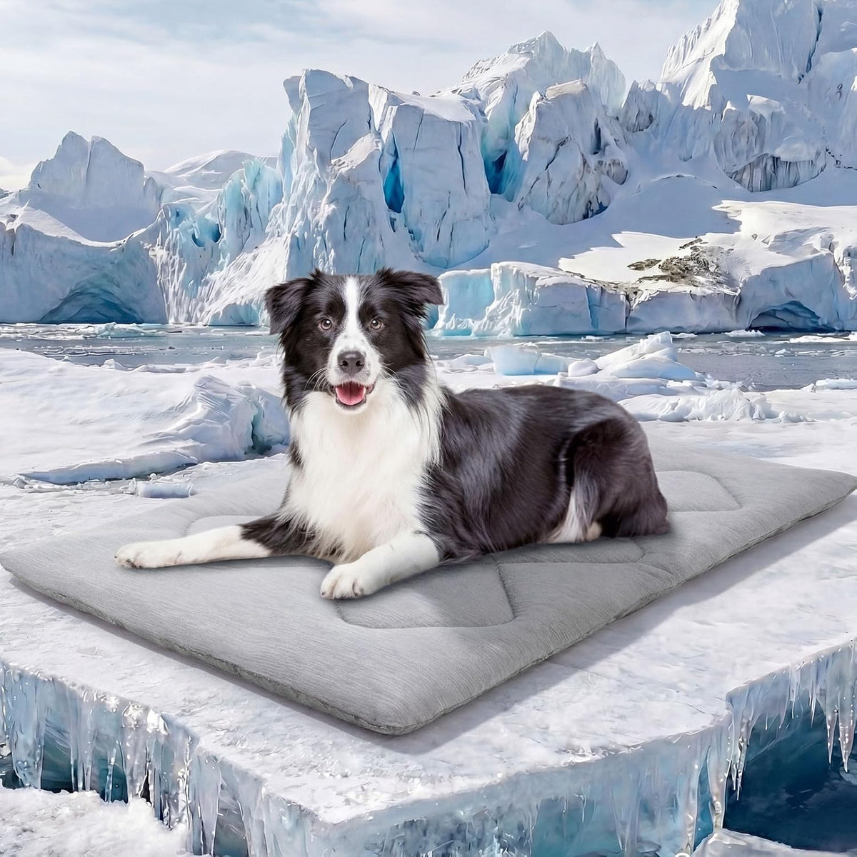 ASENKU Dog Cooling Mat, 36x28 inches, Grey Diamond