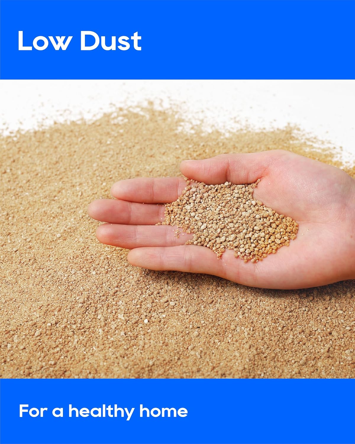 HONEY CARE All-Natural Corn & Wheat Clumping Cat Litter PRO, Flushable, Low Dust, Superior Odor Control, 8 lbs, Single Bag