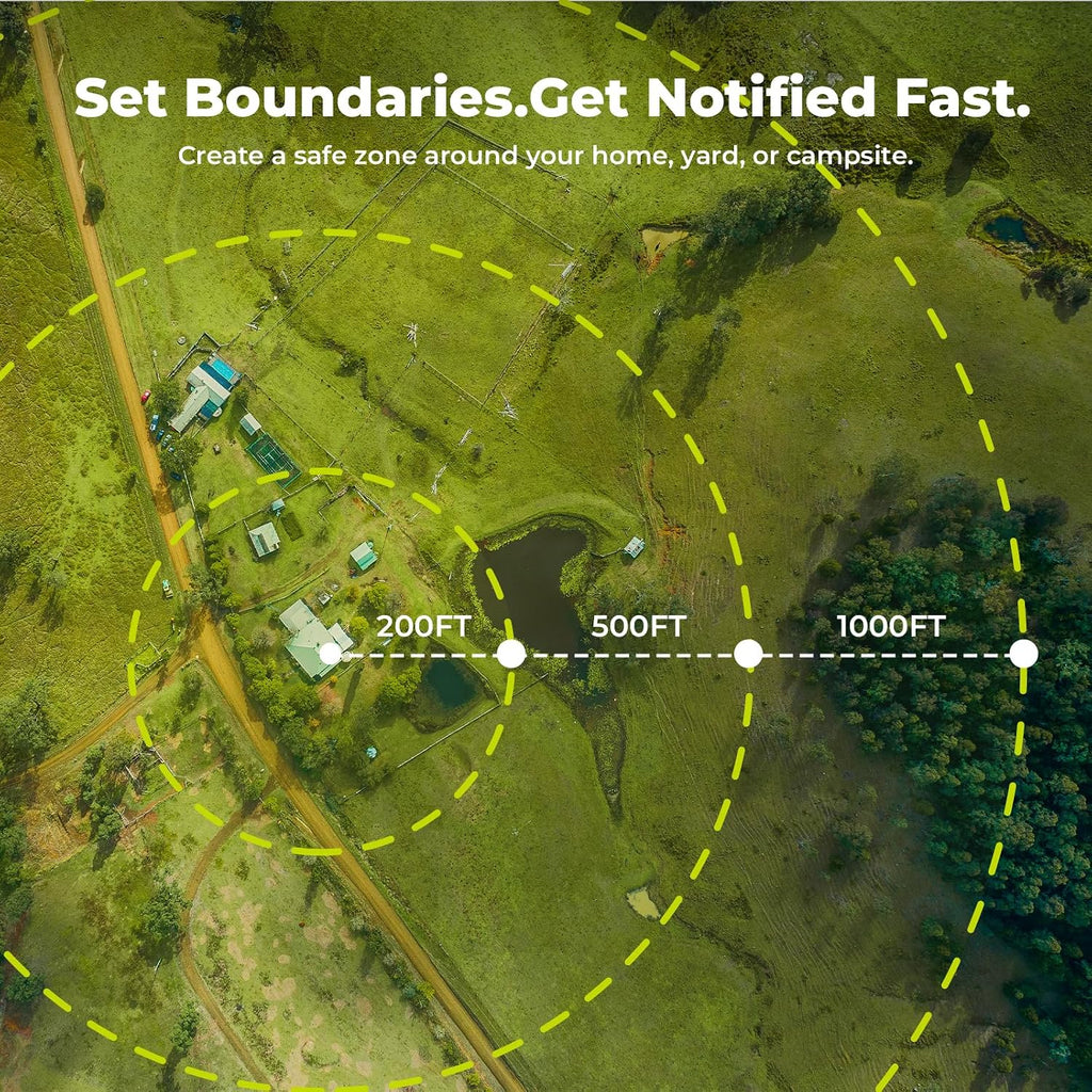 No Monthly Fee Dog Tracker (Add‑On Unit Only),Off‑Grid GPS Collar Tracker