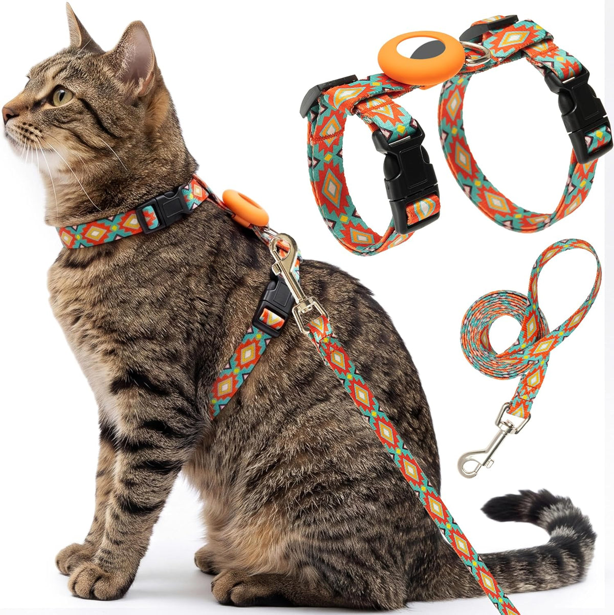 CUSOZWO Cat Harness and Leash Escape Proof for Walking Travel Outdoor