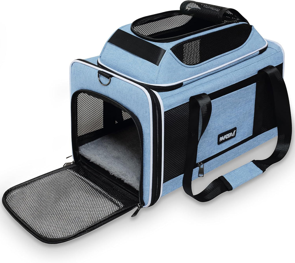 Cat Carrier Top-Expandable 18x11x11, United Delta American Airline Approved