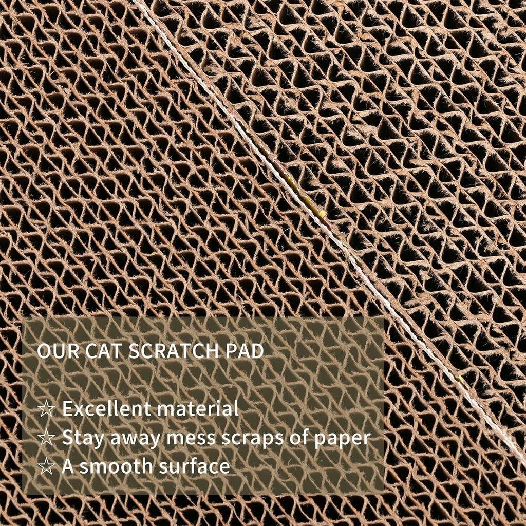 5 Packs cat Scratcher Toys Reversible Scratching Post Board for Indoor Cats Cardboard pad Sleep Play and Grind Claws