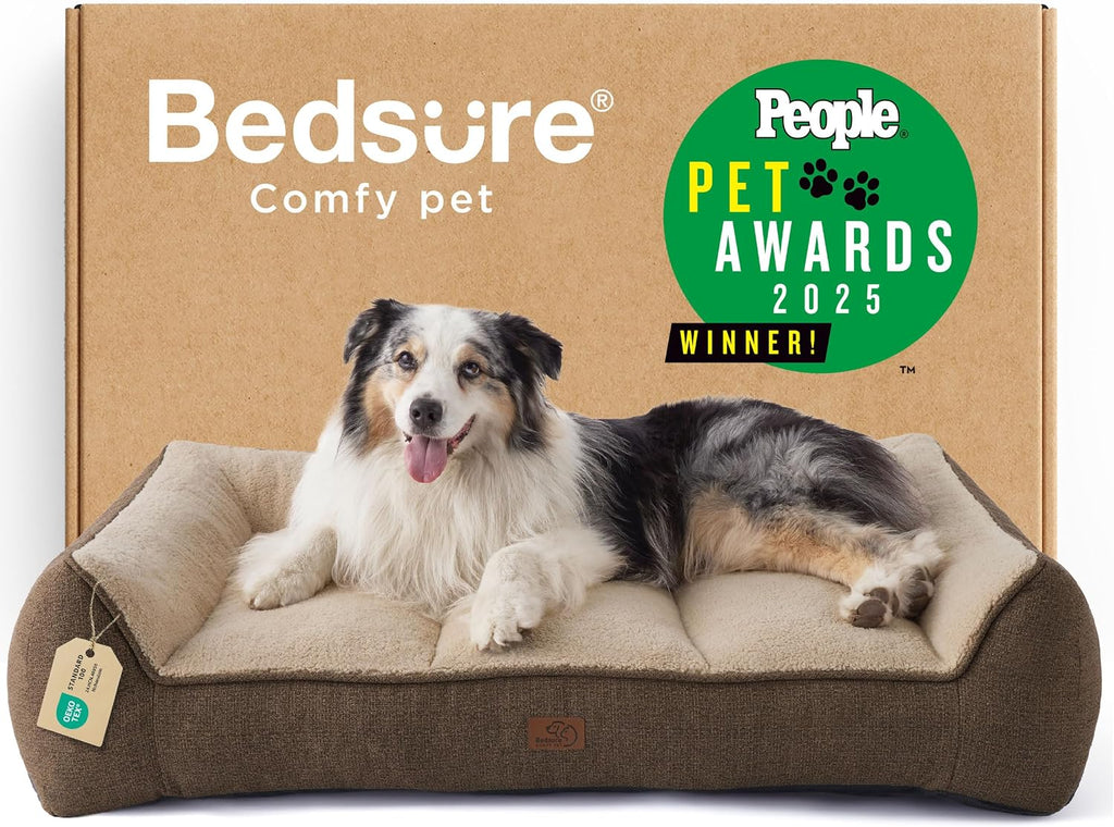 Bedsure SupportMax® Extra Thick Orthopedic XL Dog Beds Large Sized Dog