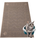 Cat Litter Box Mat, 35" x 24" Large Waterproof Litter Trapping Mat | Thick Mesh Traps Litter, Non-Slip Kitty Litter Mat for Indoor Cat, Soft Paws, BPA-Free, Multi-Use, Easy Clean, Large Coverage