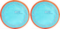 Chuckit! Paraflight Flying Disc Dog Toy - Water Floating Flyer - Durable Nylon Construction with Soft Rubber Edges - for Small and Medium Dogs - Size Small - 6.75" L x 6.75" W (Pack of 2)