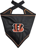 Pets First NFL Cincinnati Bengals TIE Bandana, Small/Medium. Dog Bandana Scarf Bib for Pet Cat Dog. The Ultimate Game-Day, Party Bandana