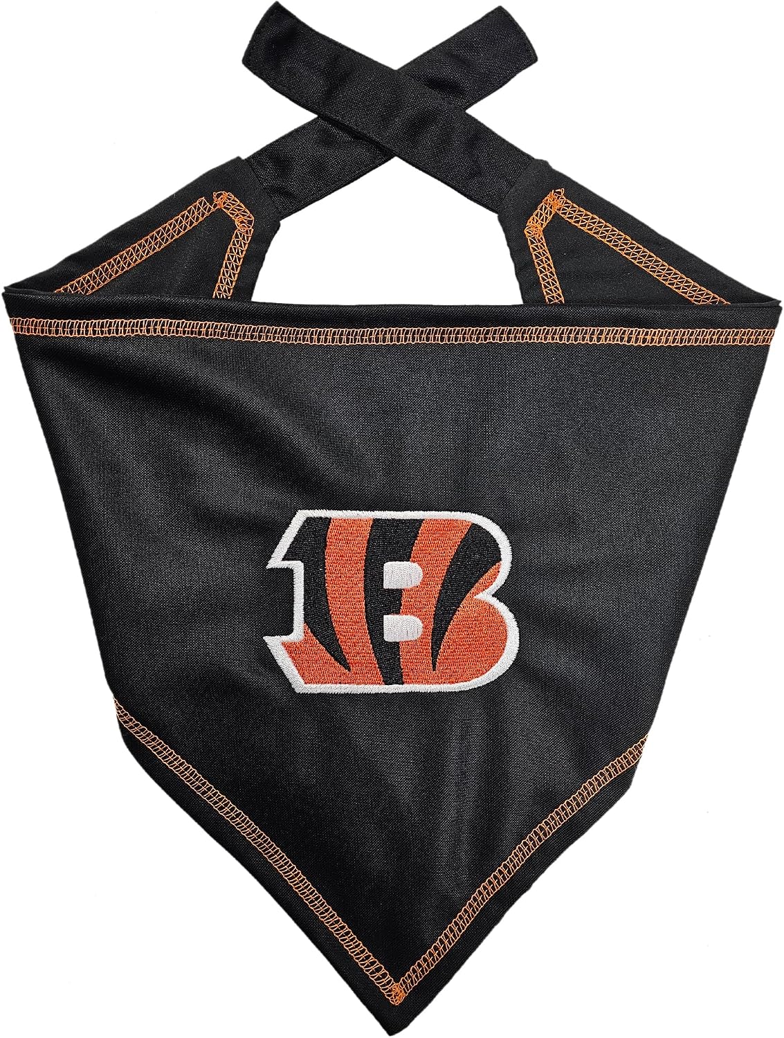 Pets First NFL Cincinnati Bengals TIE Bandana, Small/Medium. Dog Bandana Scarf Bib for Pet Cat Dog. The Ultimate Game-Day, Party Bandana