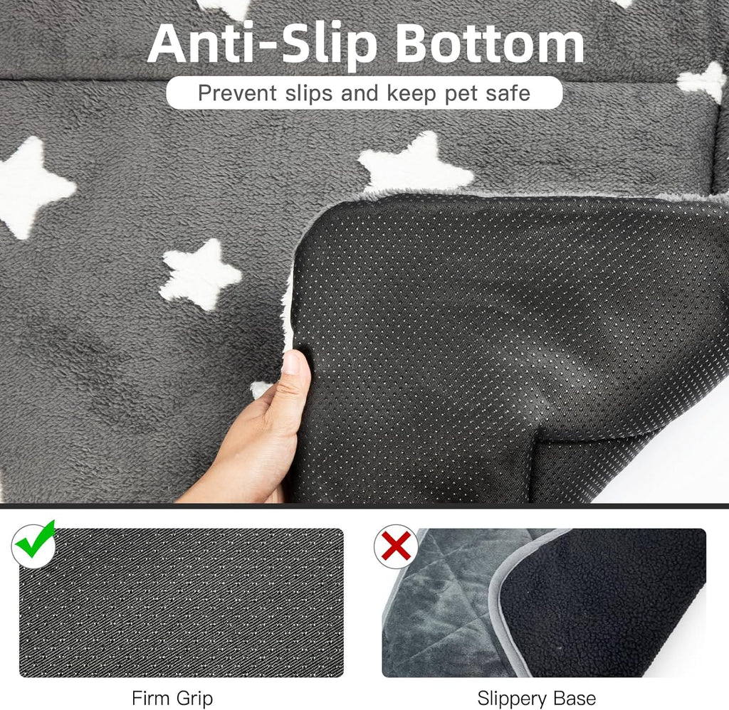 Mora Pets Dog Crate Pad Dog Bed for Crate Washable Flat Pet Kennel Mat Cute