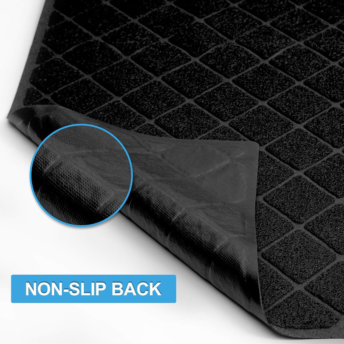 Niubya Premium Cat Litter Mat, 47" Long x 35" Wide, Extra Large Size, Waterproof and Non-Slip Design, Gentle on Paws, Easy to Clean
