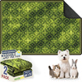 Washable Pee Pads for Dogs, Reusable Puppy Potty Training Pads, Ultra-Absorbent Thick Waterproof Leak-Proof Non-Slip Pads & Mat for Crate, Playpen, Floor, Whelping & Housebreaking , 2 Pack 48"x72"
