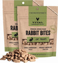 Vital Essentials Freeze Dried Raw Cat Treats, Rabbit | Bites | 0.9 oz | Pack of 2