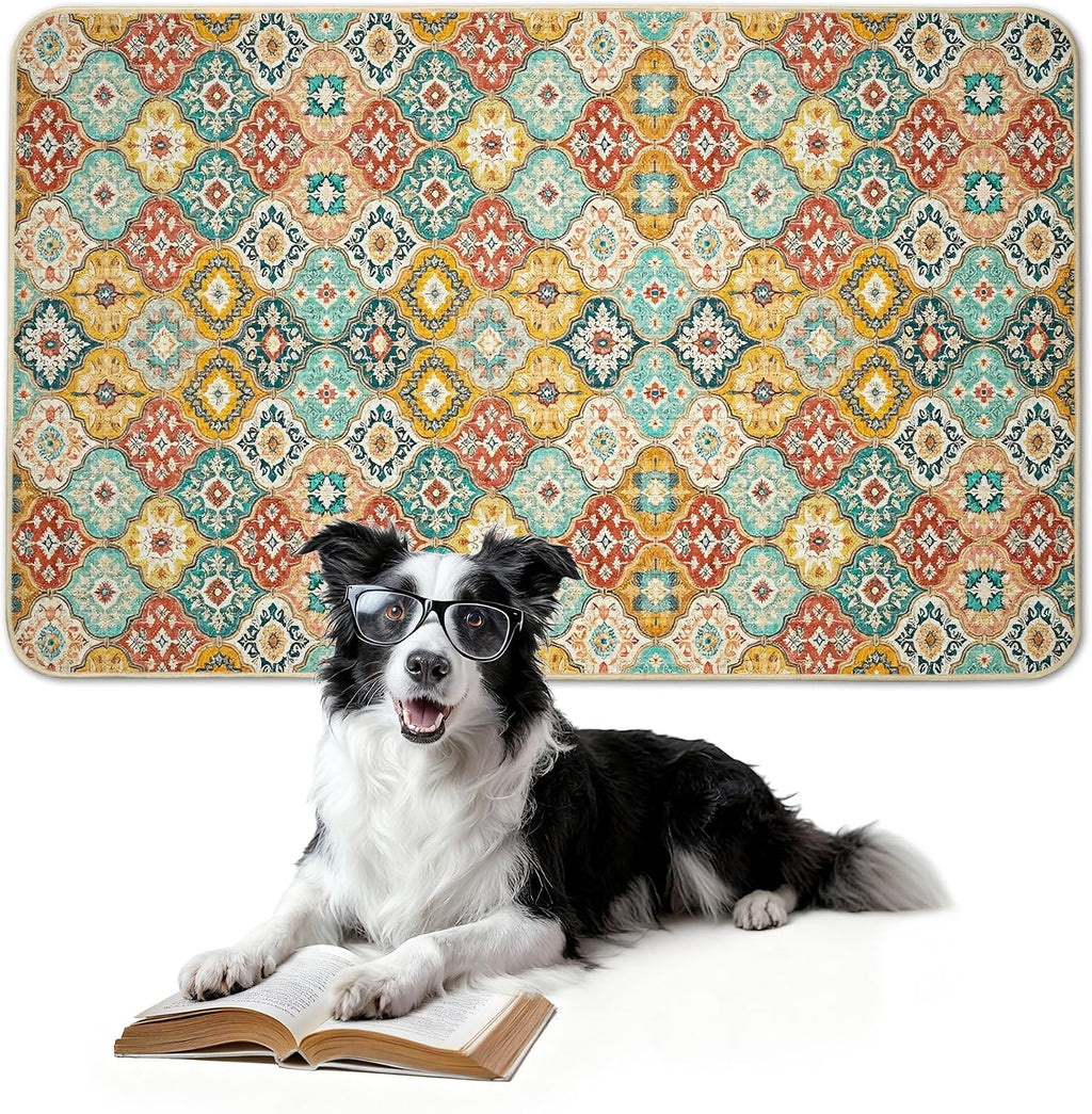 FXW Washable Pee Pads for Dogs, Super Absorbent, 39" x 63", 1 Pack | Machine washable, Non-slip backing, Fits 24"H 6-Panel FXW Rollick/Homeplus Playpens
