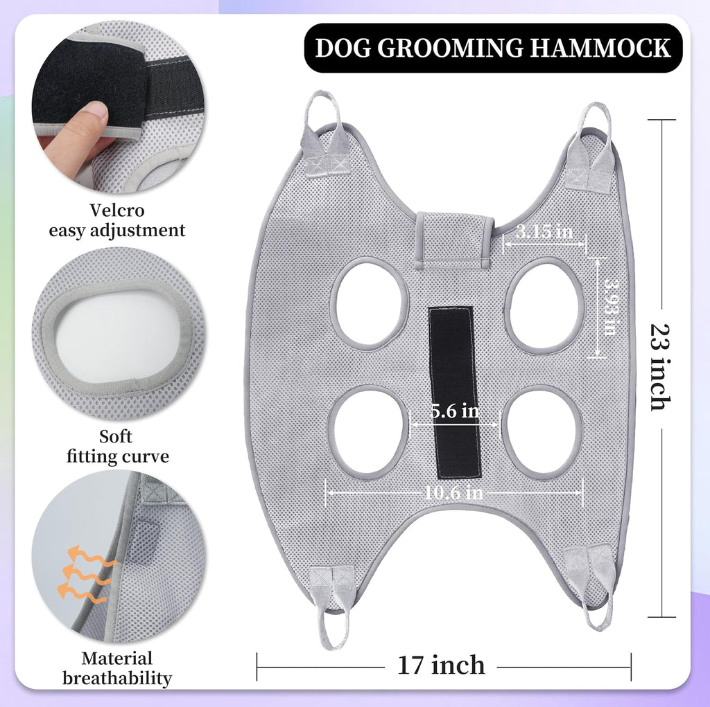 PatiencET Dog Grooming Hammock Kit