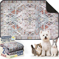 Washable Pee Pads for Dogs 24"x36" 2 Pack Reusable Puppy Potty Pad | Super Absorbent Waterproof NonSlip LeakProof Crate&Playpen Floor Mat for Cats, Rabbits, Guinea Pigs, Whelping & Housebreaking