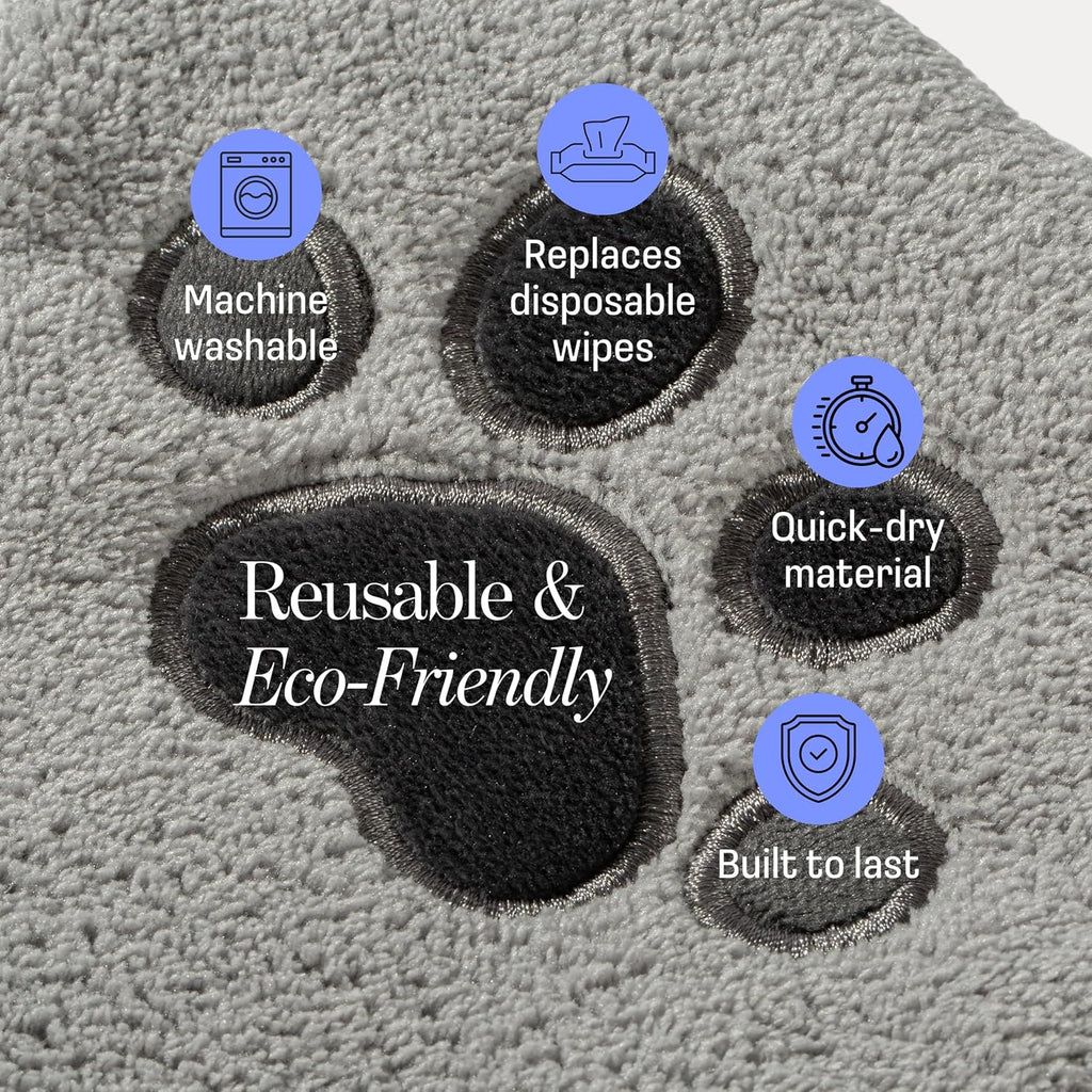 Grooming Mitt Kit with Deshedding Brush, Dogs & Cats