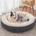 45 inches Calming Donut Dog Bed for Extra Large Dogs,Charcoal