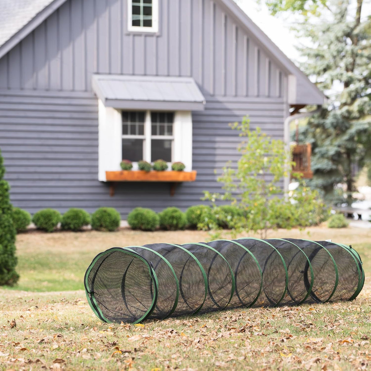 Kitty City Outdoor Catio Furniture and Play Kits for Cats, 10' Tunnel/Large