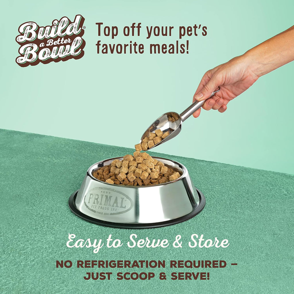 Primal Dog & Cat Food Toppers, Cupboard Cuts, Chicken, 18 oz