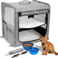 Extra Large Cat Carrier for Cat with Zipper Locks