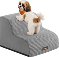 Feandrea 2-Step Dog Stairs, Waterproof, Anti-Slip, Gentle Slope