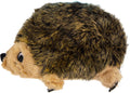 Outward Hound Hedgehogz Plush Dog Toy, Squeaks & Grunts, Medium, 9" x 6.5" | Soft Realistic Faux Fur, Round for Rolling & Chasing, Cuddle & Carry, Interactive Fetch, Light Chewers, Dogs & Puppies