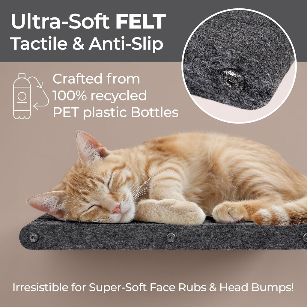 Cat Wall Shelf (Long) - Indoor & Outdoor by Pryde Pets
