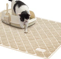 Niubya Premium Cat Litter Mat, Litter Box Mat with Non-Slip and Waterproof Backing, Litter Trapping Mat Soft on Kitty Paws and Easy to Clean, Cat Mat Traps Litter from Box