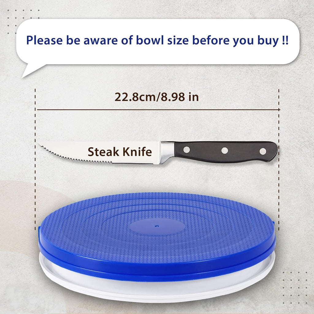 SoulThink® Ant Proof Cat Dog Bowl Tray - New Innovation Anti Ant Pet Food Dish Indoor No Chemical No Water Needed Different from Traditional Trap (Royal Blue) 