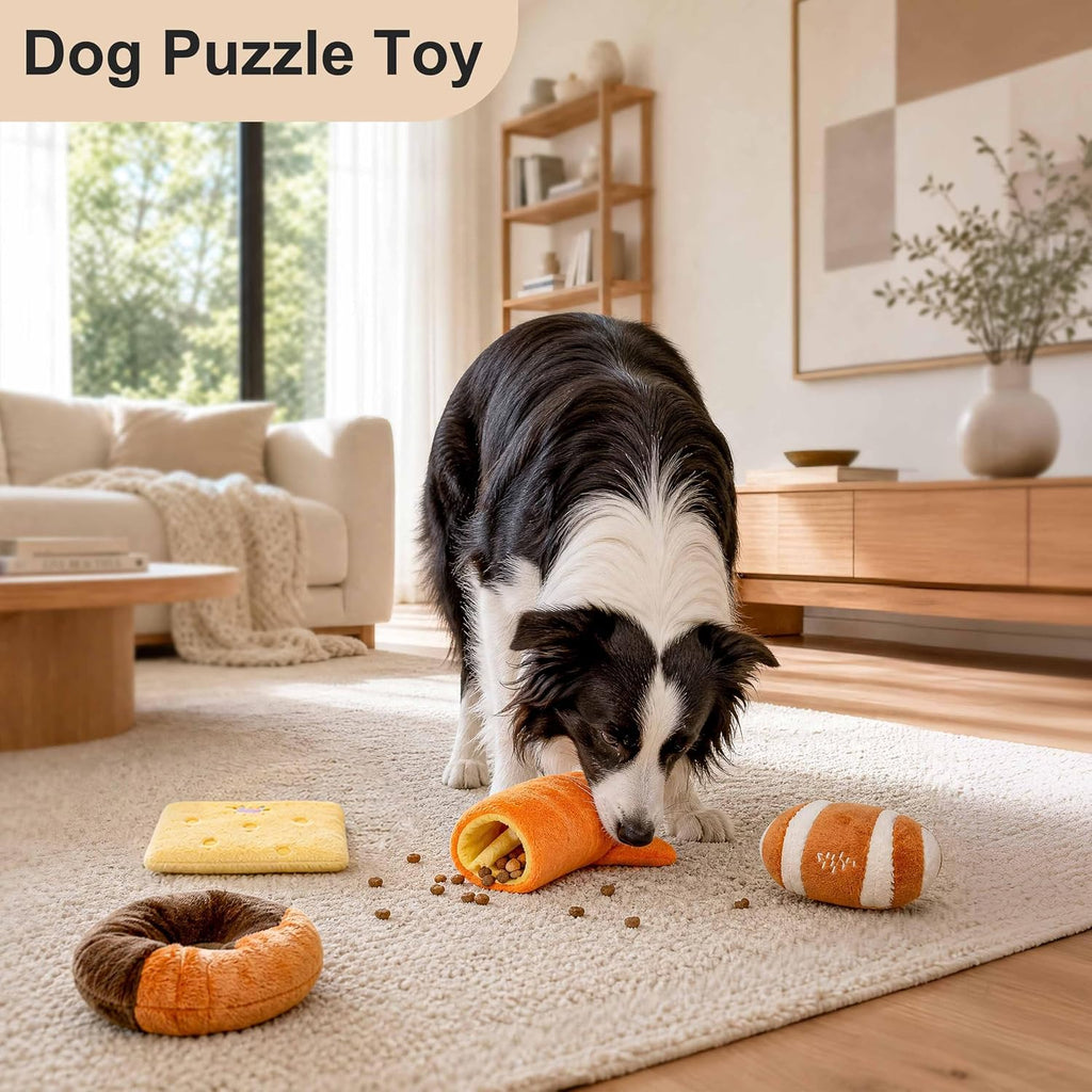 Orthopedic Dog Bed for Large Dog Senior Dog with Dog Massager, Pet Toys,36"