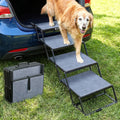 Veehoo Foldable Dog Steps for Car SUV, Large Dogs Car Stairs Extra Wide 20"
