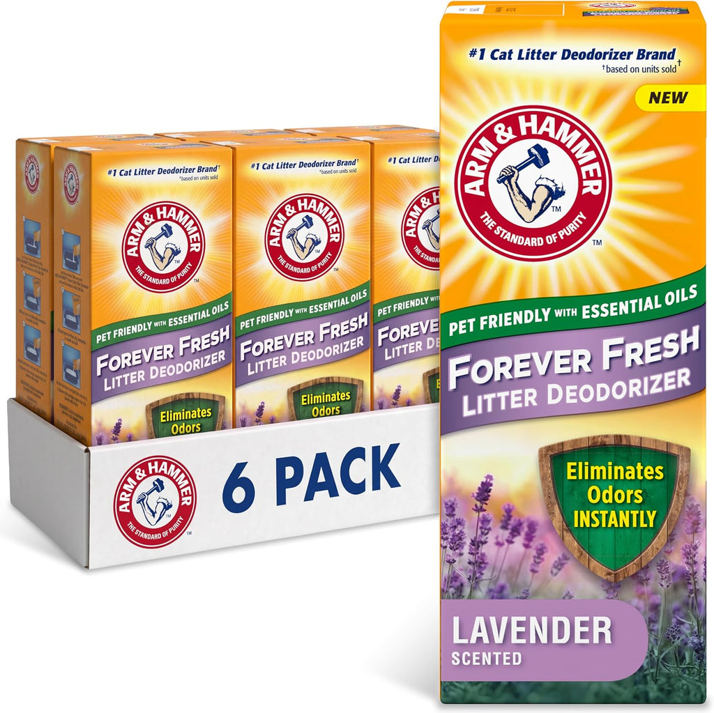 ARM & HAMMER Forever Fresh Cat Litter Deodorizer, 30 oz, 6-Pack