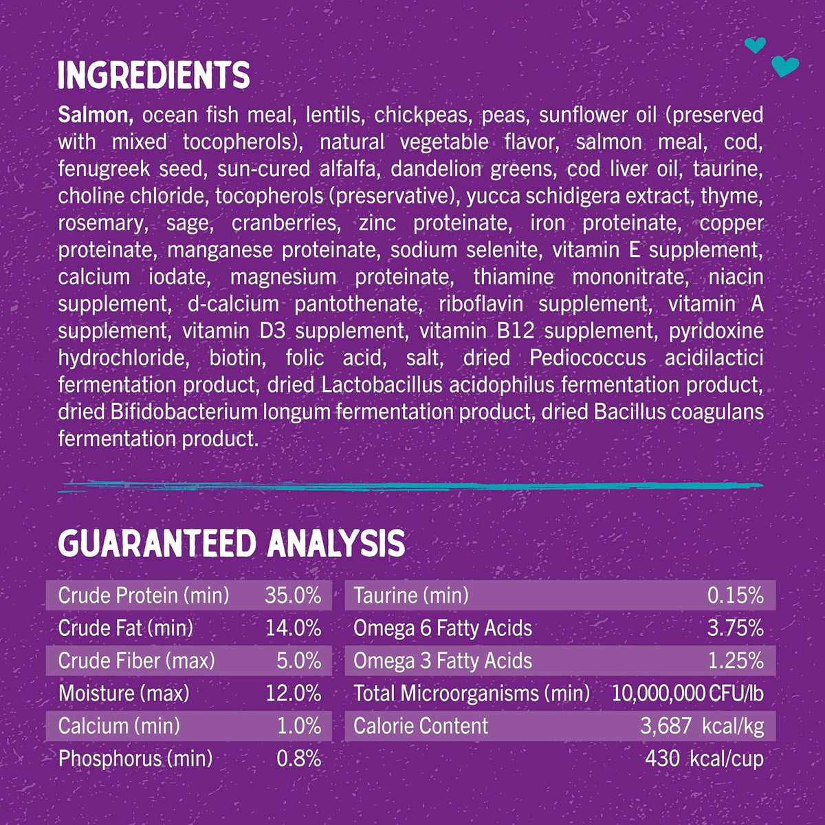 Stella & Chewy's Raw Coated Cat Food - High Protein, Grain-Free Kibble with Wild-Caught Salmon - Premium Digestive Support with Probiotics - Natural Small Kibble - Perfect For Picky Eaters - 5 lb Bag
