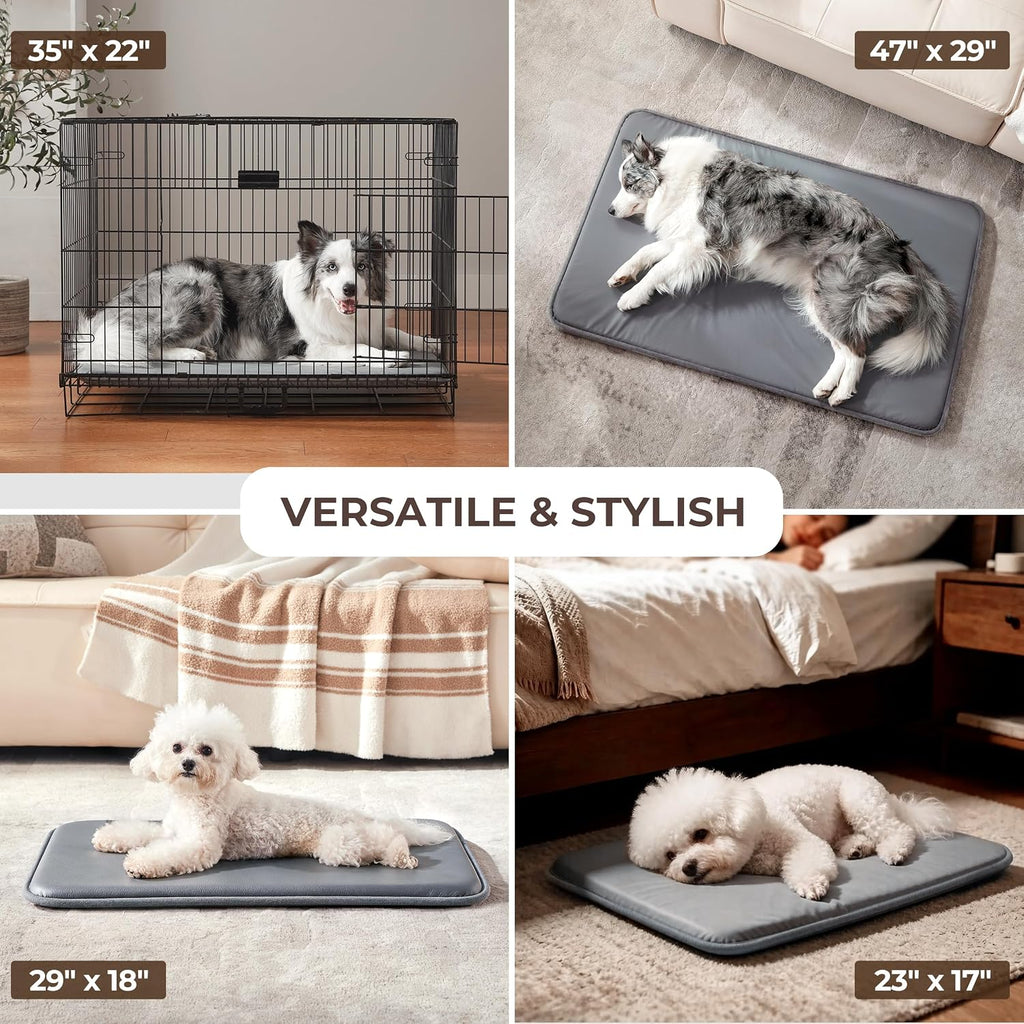 Waterproof Cooling Dog Crate Pad for Mid-Large Dog Indoor Outdoor