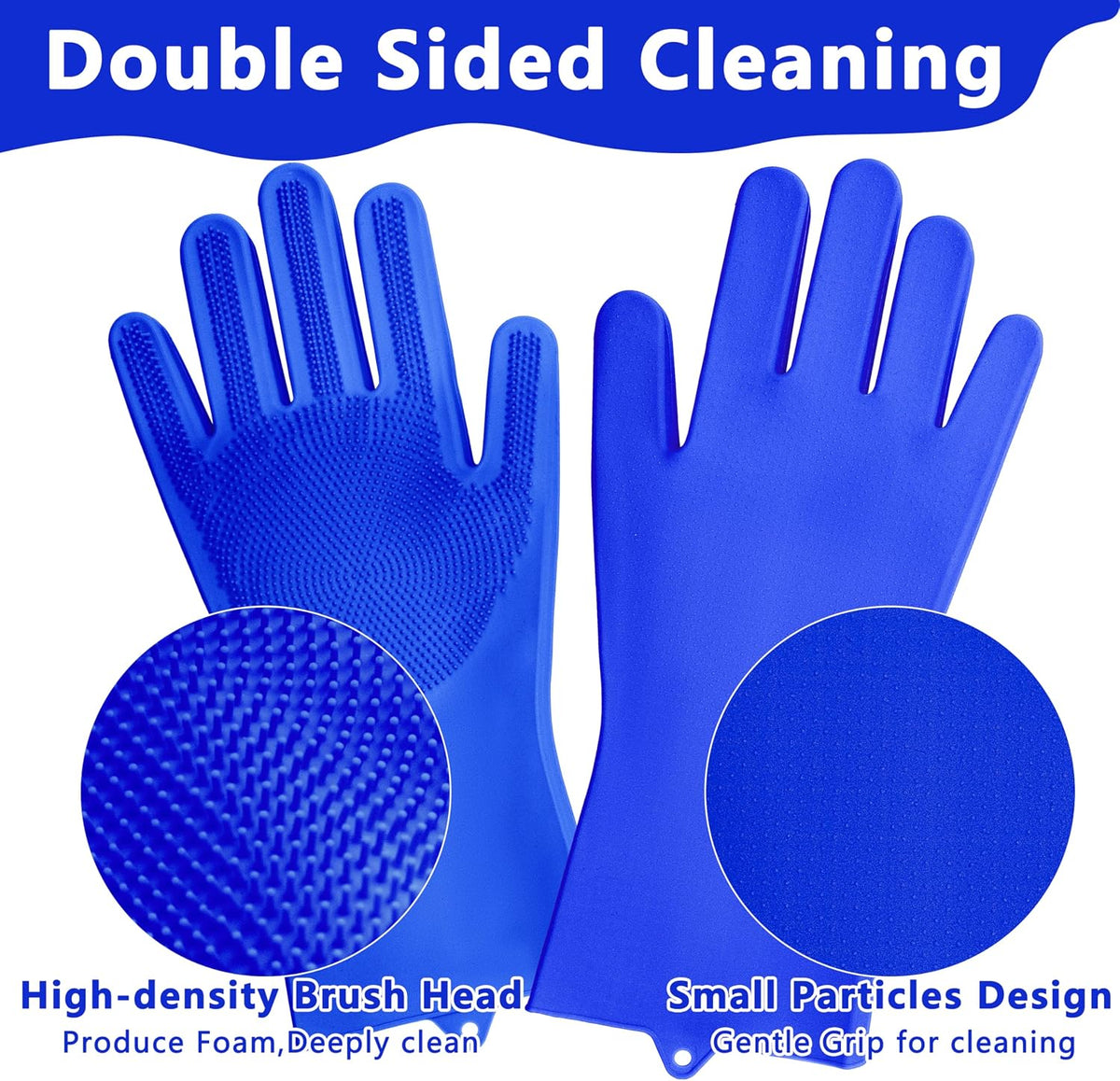 Pet Grooming Gloves—Dog Washing Gloves with High-Density Teeth