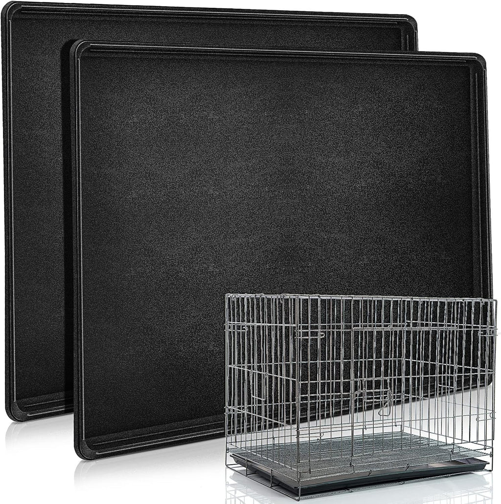 2 Pcs Dog Crate Tray 36" Replacement, Plastic Bottom Pan