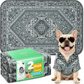 FXW Washable Pee Pads for Dogs, Super Absorbent, 23" x 35", 2 Packs | Machine washable, Non-slip backing