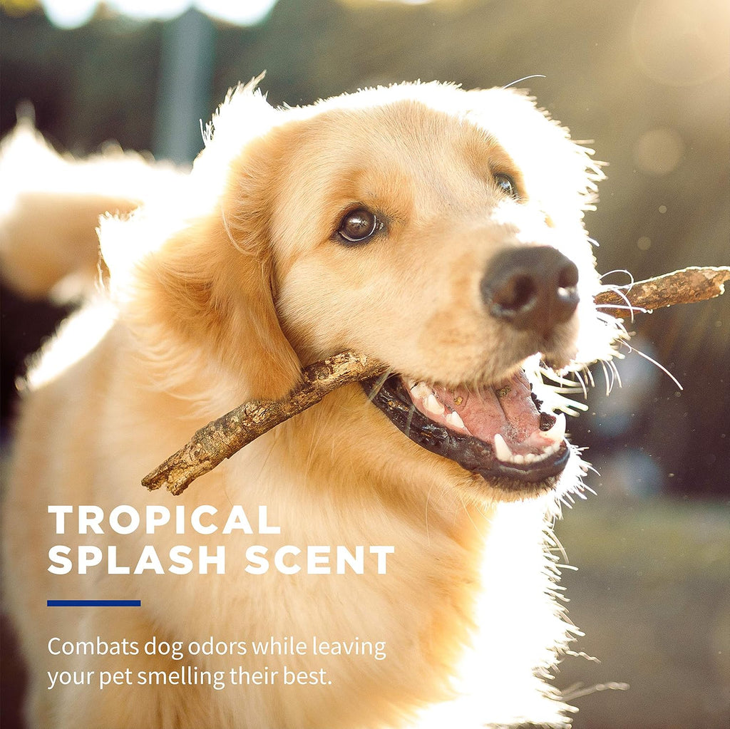 Wet Ones for Pets Deodorizing Dog Wipes, Tropical Splash, 50 Count, 3-Pack