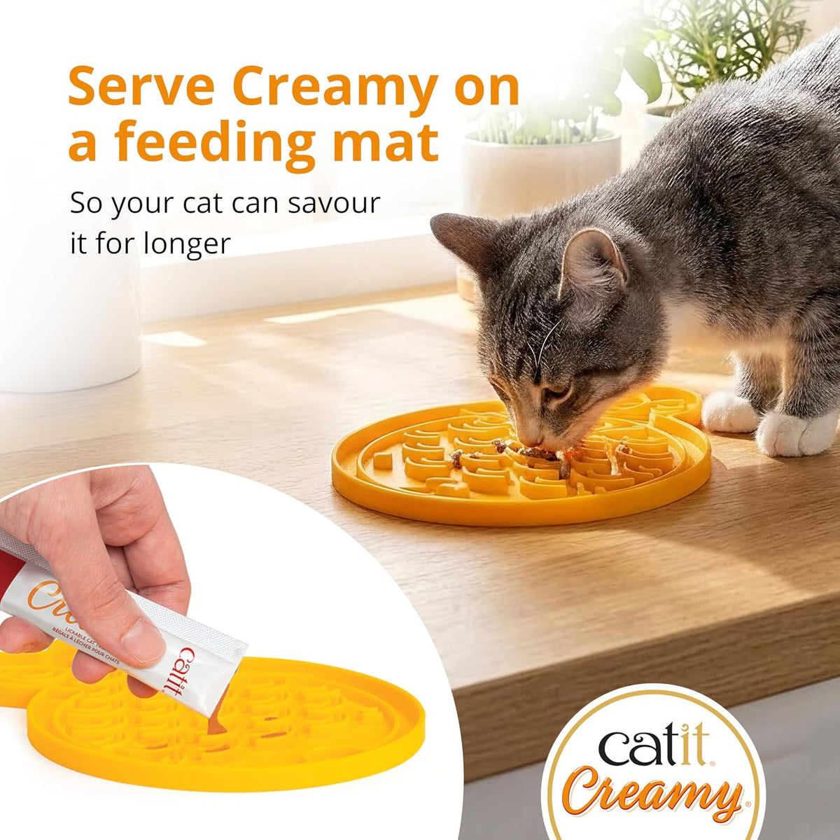 Catit Creamy Lickable Treat, Chicken & Duck 5pk