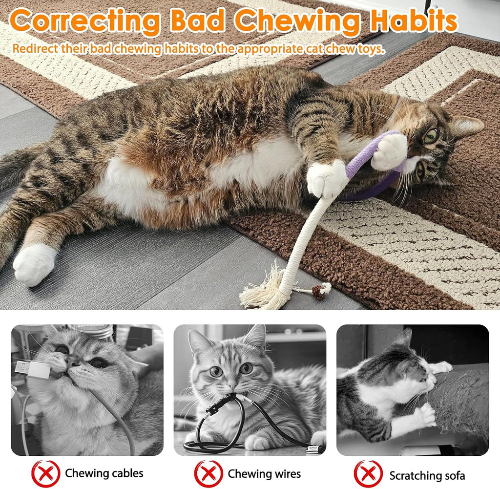 Tocirelo Silvervine Stick for Indoor Cats, Kitten Chew Rope Toys