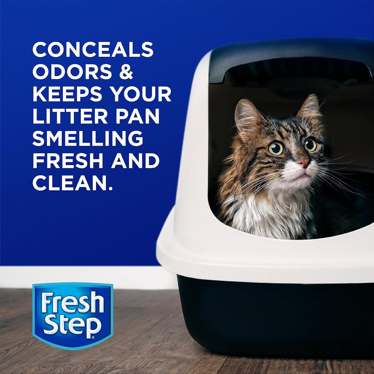 Fresh Step Cat Litter Crystals Deodorizer, Fresh Scent, 15 Oz, 12-Pack
