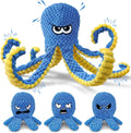 Interactive Dog Toys, 4 Pack Octopus Squeaky Hide And Seek Large Dog Toys | Tough Plush Chew Toy to Keep Them Busy, Tug of War Doggie Toy for Small,Medium and Large Breeds, Puppy Toys Puzzle