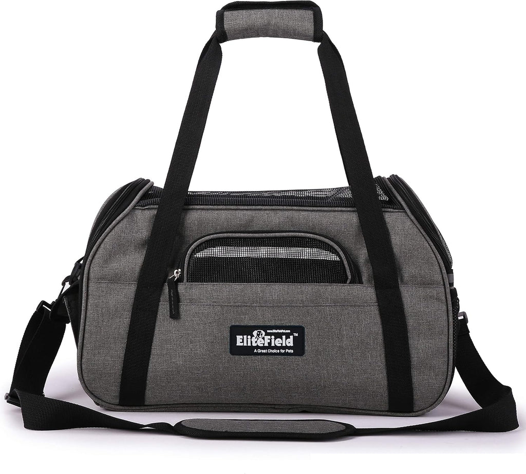 EliteField Soft-Sided Pet Carrier for Cats & Small Dogs (3-Year Warranty)