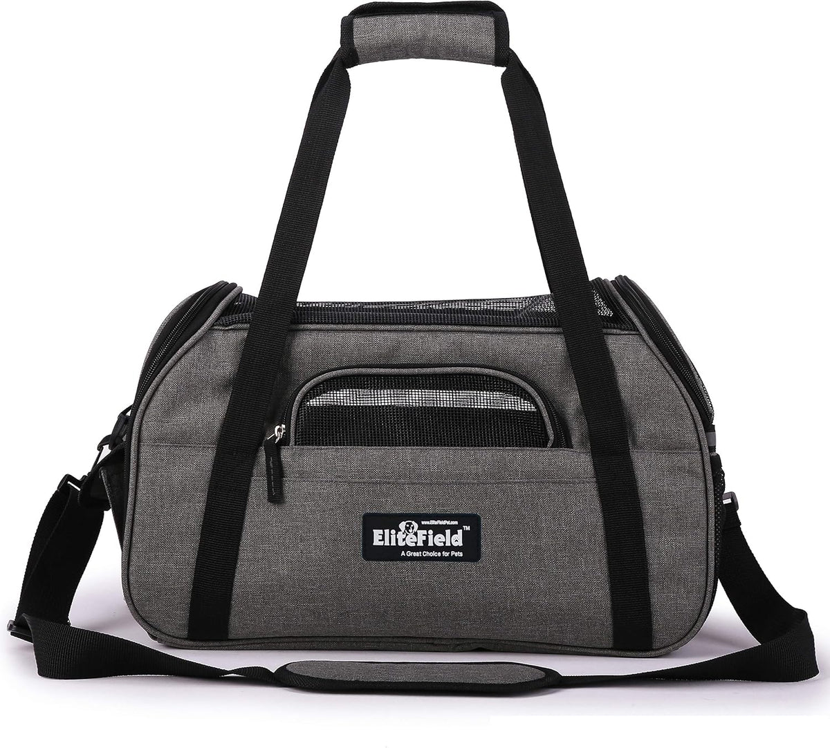 EliteField Soft-Sided Pet Carrier for Cats & Small Dogs (3-Year Warranty)