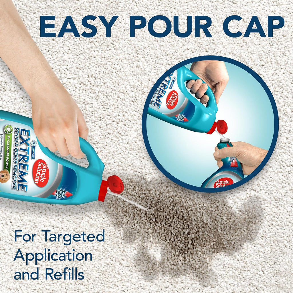 Simple Solution Pet Stain & Odor Remover, Spring Breeze Scent, Gallon