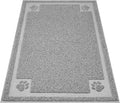 UPSKY Large Cat Litter Mat Trapper 35"×23", Waterproof, Non-Slip, Gray | Large Litter Box Mat, Foldable Trapping Mat, Anti-slip Design, For Cat Litter Boxes and Sensitive Paws, Easy to Clean