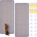 Uranshin Natural Sisal Cat Wall Climbing Carpet, Wall Scratcher Mat Pad
