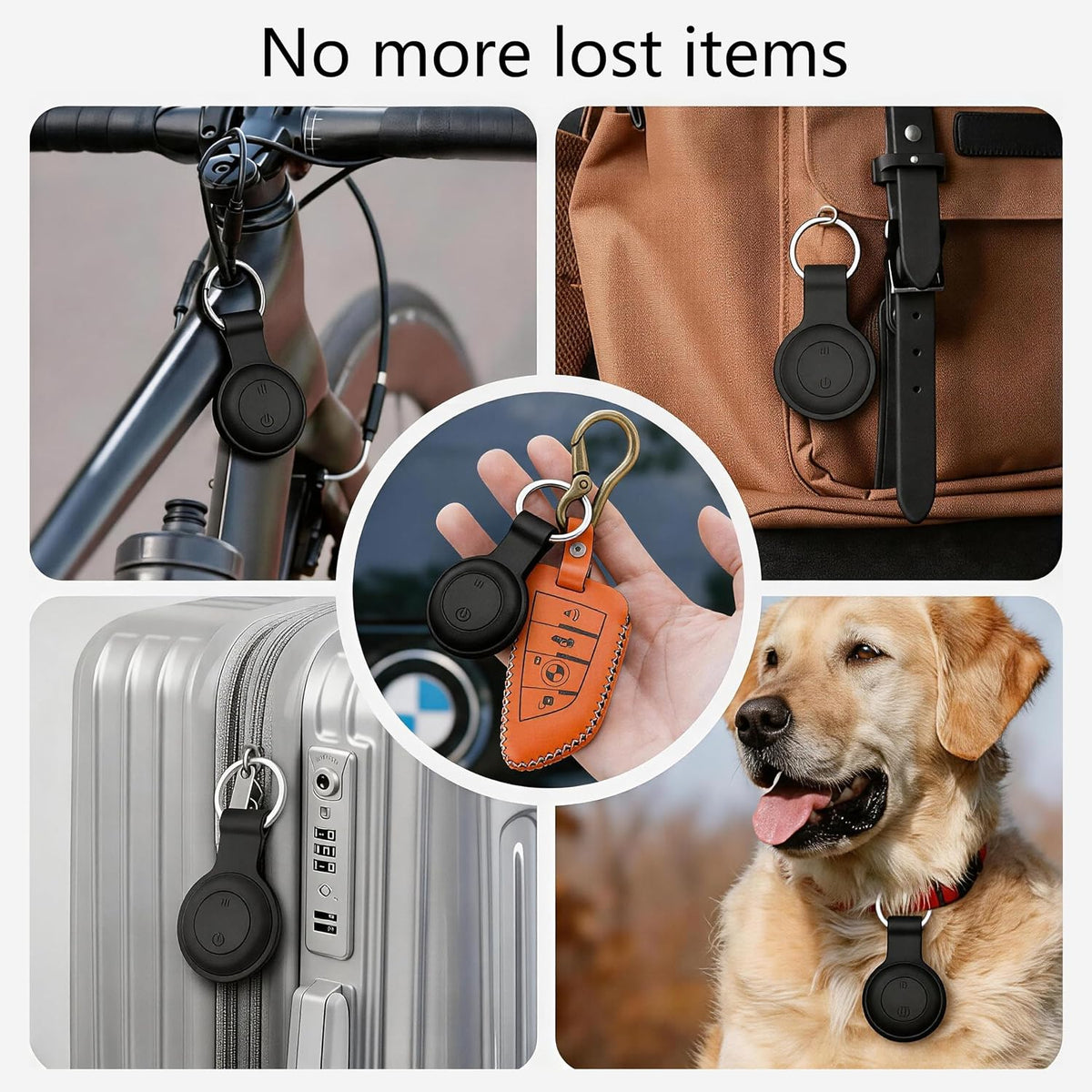 GPS Tracker for Dogs,Finder Air Tracker Tags Smart Collar with Real-Time Location - Pet Location Tracker with Holder, Works with iOS Find My【Apple MFi Certified】 , Ultra-Slim, IP68 Waterproof