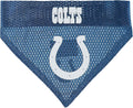 NFL DOG BANDANA - INDIANAPOLIS COLTS REVERSIBLE PET BANDANA. 2 Sided Sports Bandana with a PREMIUM Embroidery TEAM LOGO, Large/X-Large. - 2 Sizes & 32 NFL Teams available