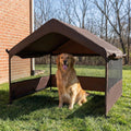 Outdoor Dog Tent, 4'x4'x3' Dog Shade House Shelter for Large Medium Pets